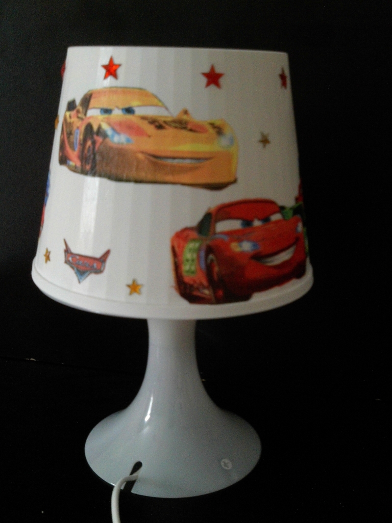  - Nachttischlampe Kinderlampe  Lampe Baby - Autos Cars 