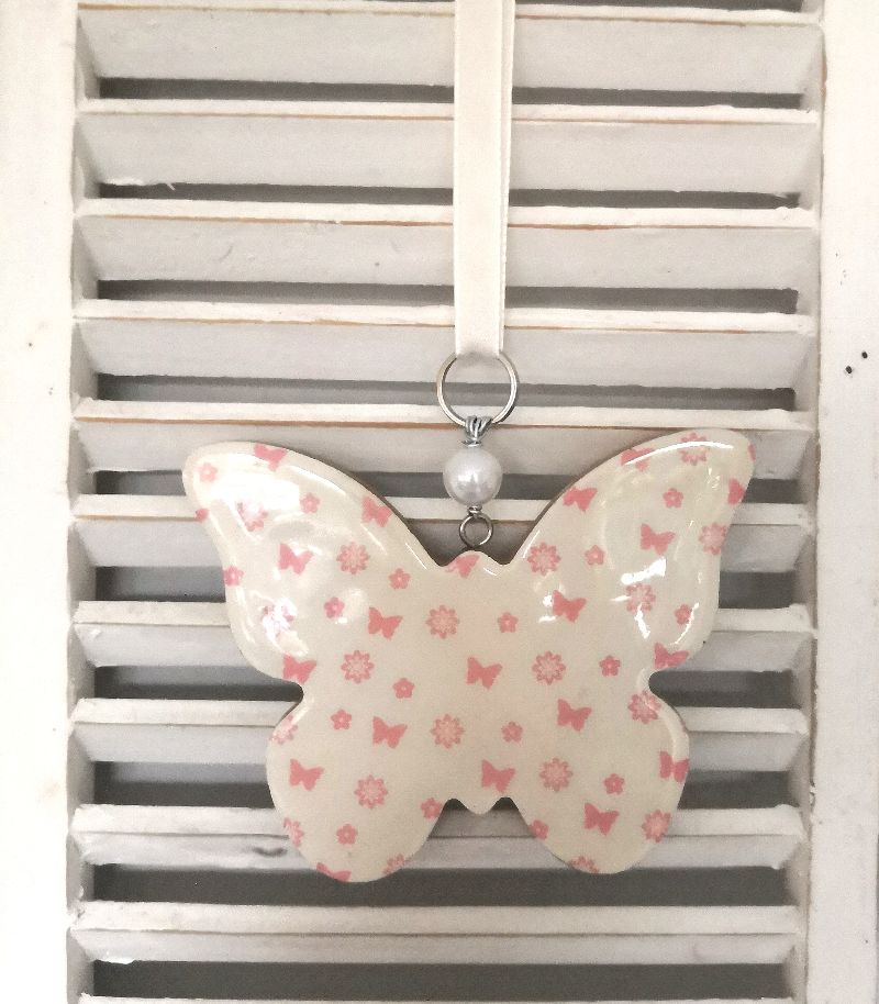  - Frühlingsdeko Schmetterling Dekohänger Fensterdeko Aufhänger Türdeko