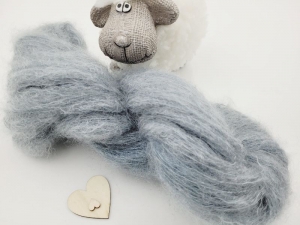 Handgefärbte Wolle weiche Mohairwolle 50g/450m 