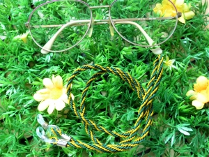 Handgeflochtenes Brillenband  aus Schmuckkordel für Sonnenbrillen, Lesebrillen, kabellose Kopfhörer