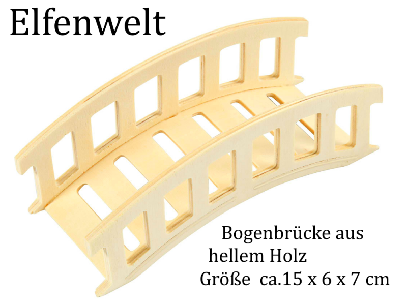  - Elfenwelt Bogenbrücke Mini Elfenlandschaft Steingarten Fairy Garden Wichtel & Feen