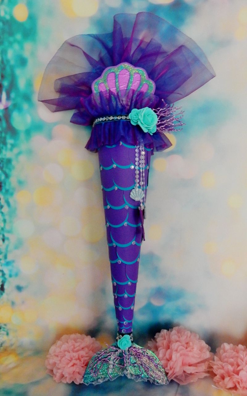  -   Schultüte Meerjungfrau Zuckertüte  für Mädchen  mermaid  