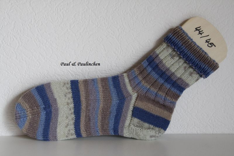  Socken handgestrickt, Größe 44/45, Artikel 4397 Fb.: bunt bei Paul & Paulinchen       
