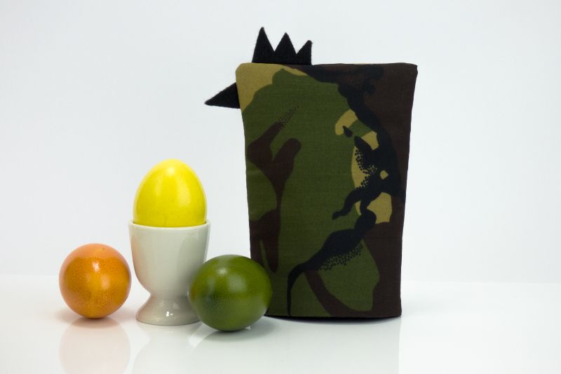  - Eierwärmer HAUPTMANN ★ Schwarz ★ Camouflage Flecktarn ♡ auch eine tolle Dekoration ♡ nicht nur für Ostern
