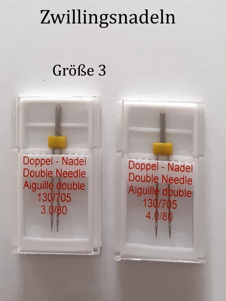  - Zwillingsnadel Gr. 3 mm Twins Needle Nähnadeln Nähmaschine-Nadeln 