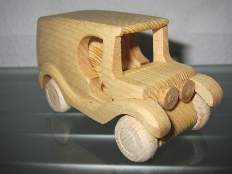  - Oldtimer T TRUCK UNIKAT LKW Holzauto Modellauto Auto Holz HANDARBEIT NEU