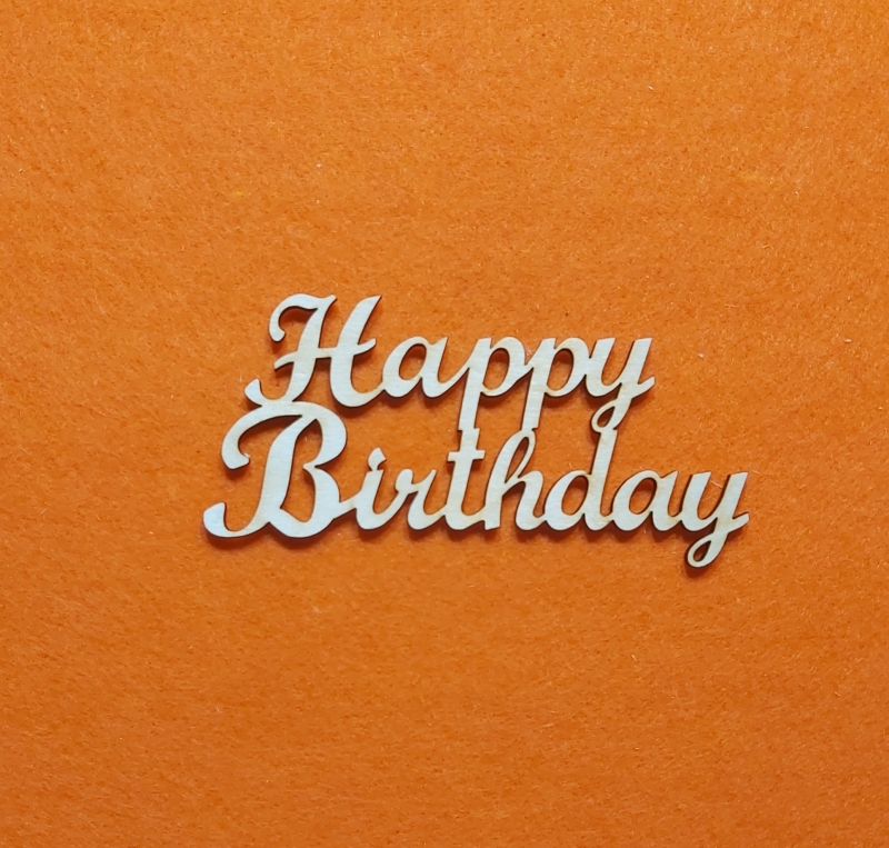  - Schriftzug ★ Happy Birthday ★ Schriftzüge für Karten basteln, Türschild, Schriftzug für Geschenke