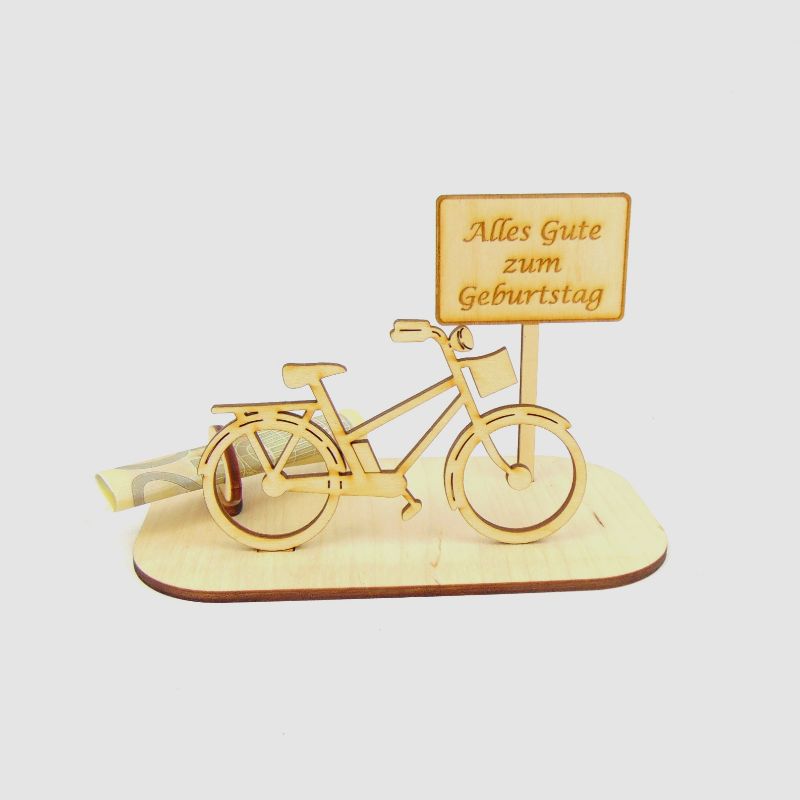  - Geldgeschenk Damen, E-Fahrrad Damen, Geschenk Ebike, Geschenk für Biker, -K24-Alles Gute zum Geburtstag