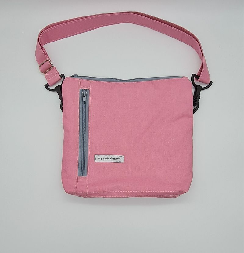  - Bauchtasche in rosa, tragbar auch als Crossbag, Umhängetasche, handmade by la piccola Antonella
