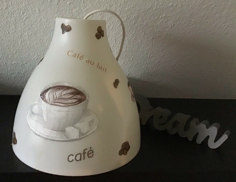  - Küchenlampe ♥ Deckenlampe ♥️ Einzigartig ♥️ Geschenk ♥ Vintage ♥  Unikat - Café 