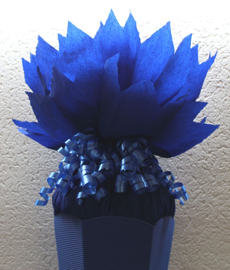  - Schultüte Zuckertüte Rohling zum selbst verzieren Rohling 70 75 80 85 90 100 cm für Jungs HANDARBEIT dunkelblau dunkelblau