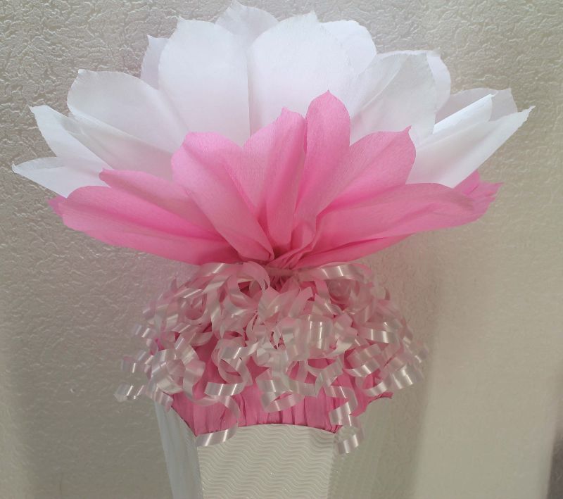  - Schultüte Zuckertüte Rohling zum selbst verzieren Rohling 70 75 80 85 90 100 cm für Mädchen HANDARBEIT weiß rosa