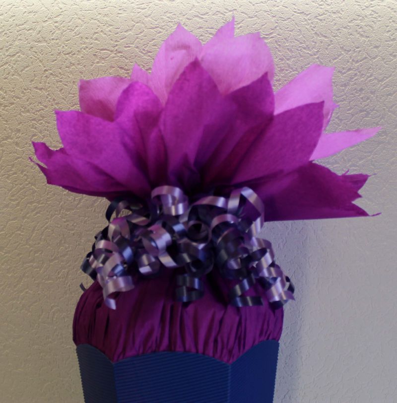  - Schultüte Zuckertüte Rohling zum selbst verzieren Rohling 70 75 80 85 90 100 cm für Mädchen HANDARBEIT dunkelblau silber lila violett