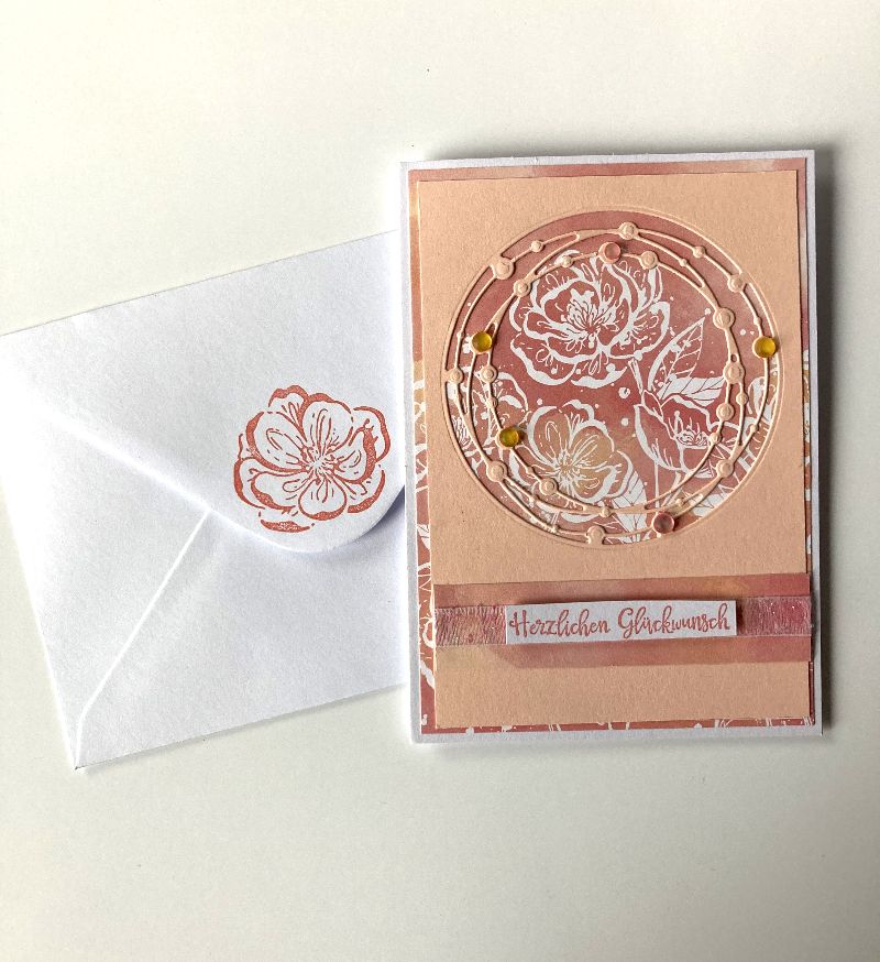  - Geburtstagskarte Glückwunschkarte 3D Blumen Handarbeit Stampin’Up 