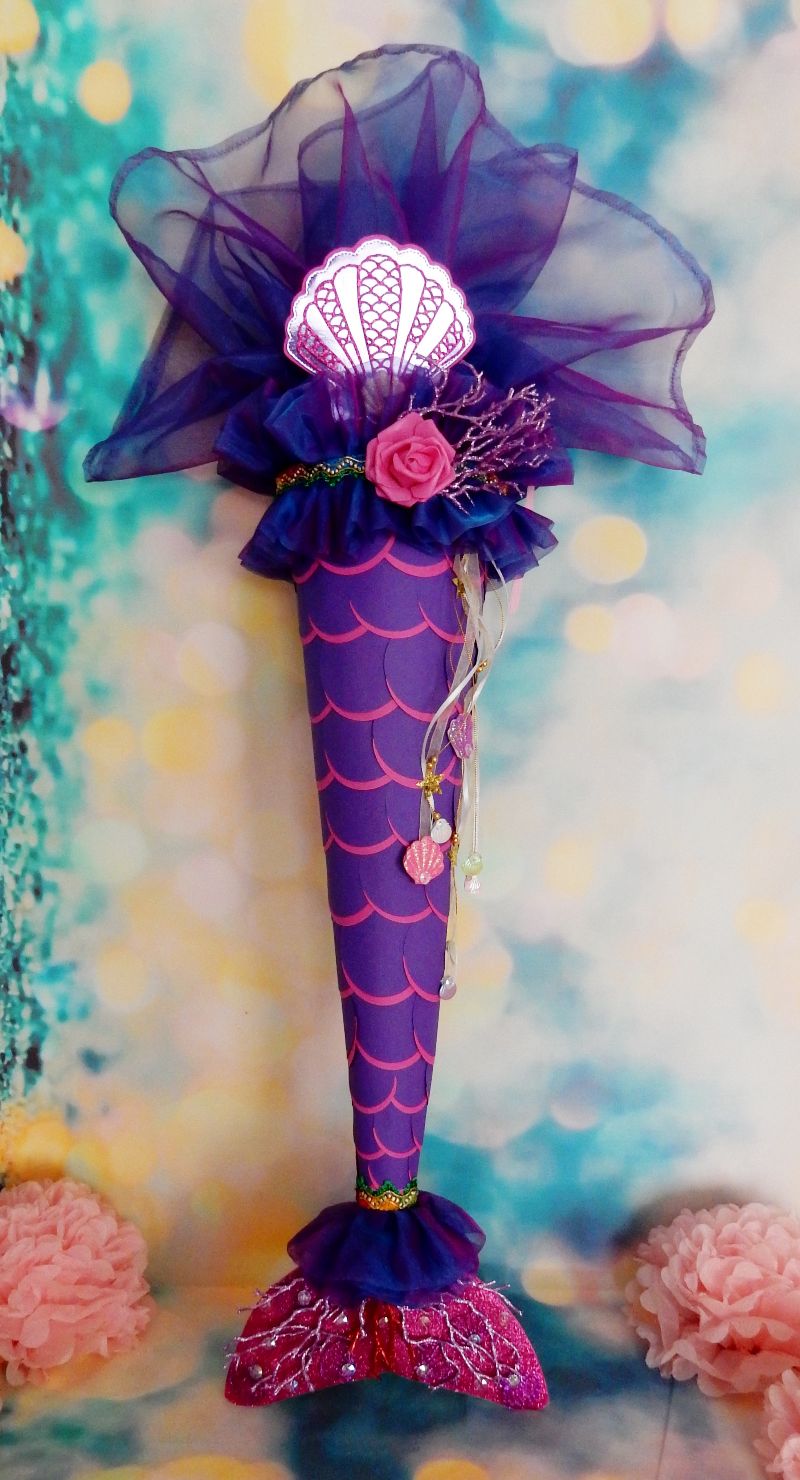  -   Schultüte Meerjungfrau Zuckertüte  für Mädchen  mermaid  (Kopie id: 100337430)