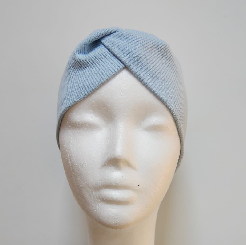  - AQUA Stirnband mit Bandeau Rippenjersey hellblau von zimtblüte kaufen