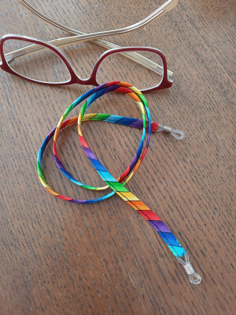  - Brillenband in Regenbogenfarben, für Sie oder Ihn