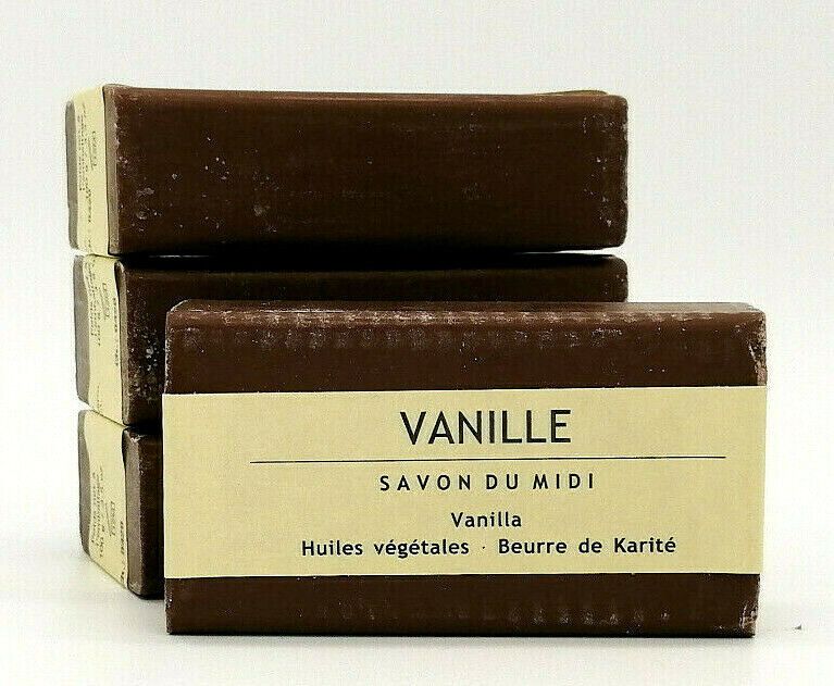  - Handgearbeitete französische Naturseife, Duftnote Vanille, 100 Gramm 