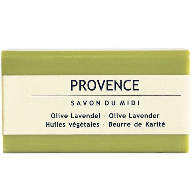  - Handgearbeitete französische Naturseife, Duftnote Provence / Olive-Lavendel, 100 Gramm 