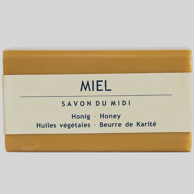  - Handgearbeitete französische Naturseife, Duftnote Miel / Honig, 100 Gramm