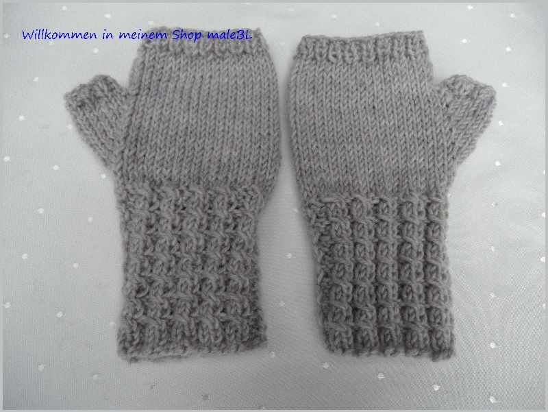  - Fingerlose Handschuhe für Kinder, Größe nach Wahl