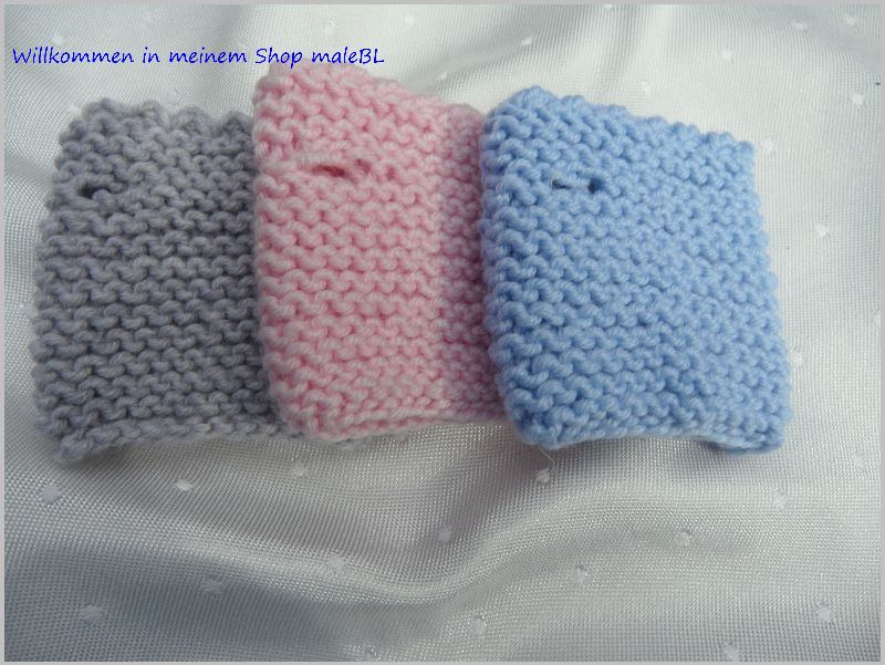  - Babypulswärmer, Babystulpen für Jungen und Mädchen aus  Wolle (Merino)