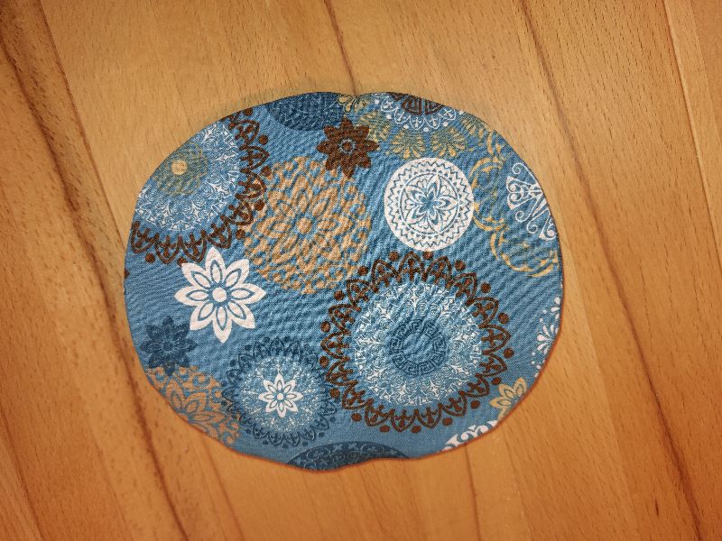  - Wärmekissen, Kirschkernkissen - Mandala Muster blau (1- oder 2-teilig)