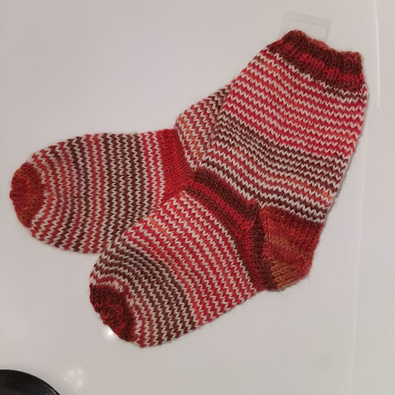  - Handgestrickte Socken Größe 26/27 vom Schlei-Schäfchen      