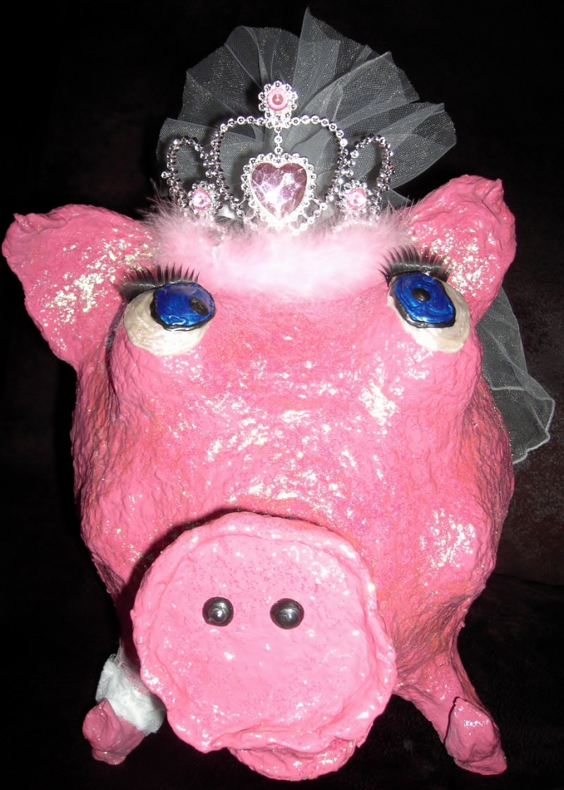  - Geldschwein  LIZZY DAS BRAUTSCHWEIN Sparschwein Geschenk Hochzeit XXL- Geldschwein Geldgeschenk Verlobung großes Sparschwein Sammelschwein