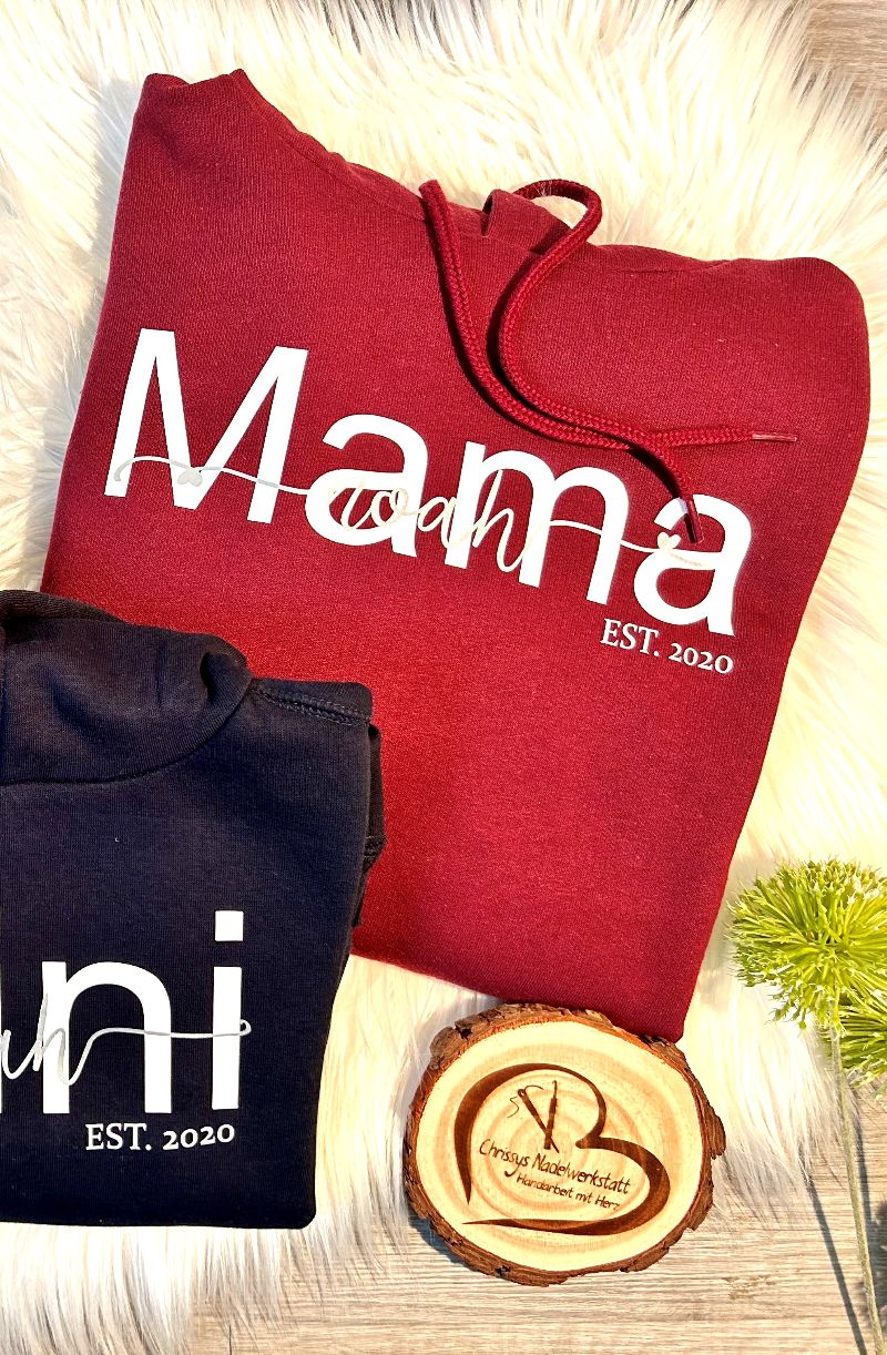  - kuschelweicher personalisierter Mama Sweater der Hoody♥