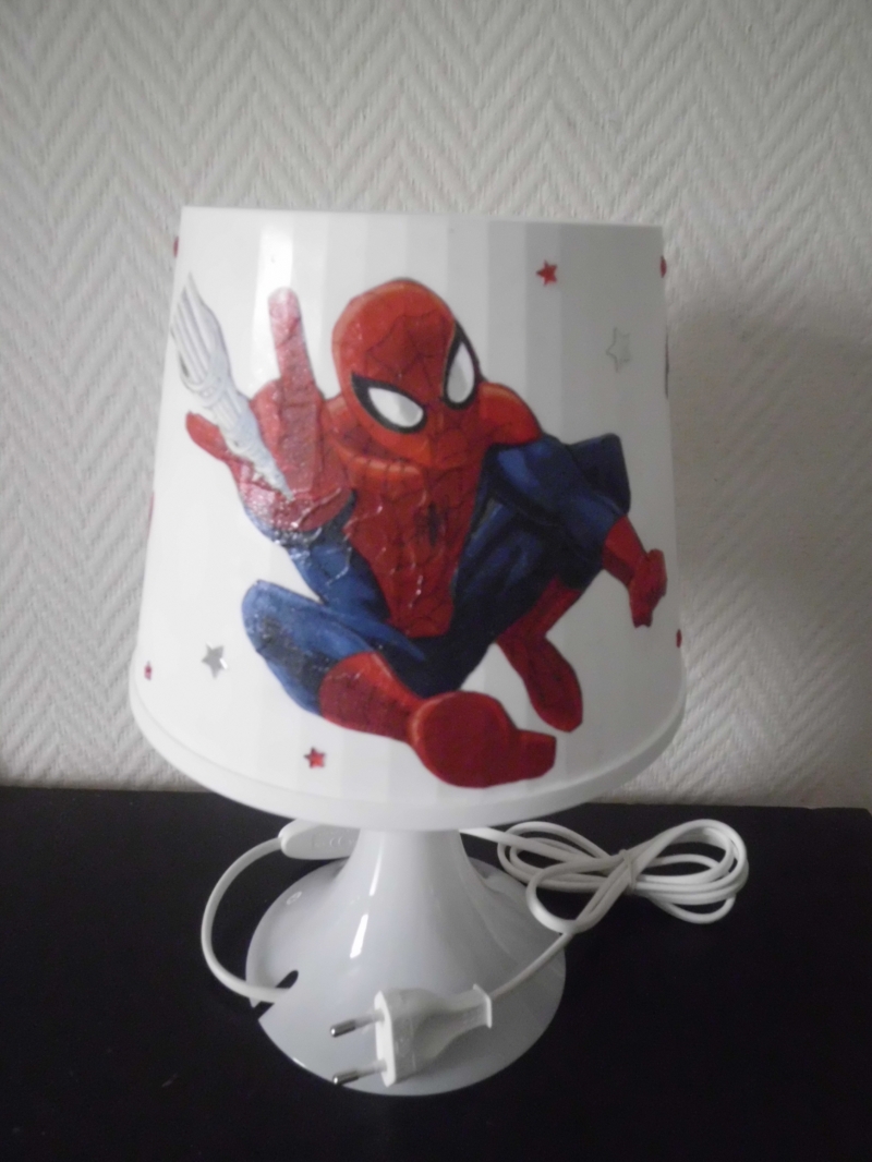  - Nachttischlampe Kinderlampe  Lampe Baby -  Spiderman