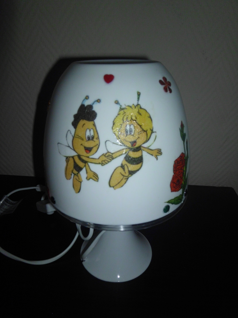  - Nachttischlampe Kinderlampe  Lampe Baby klein -  Biene Maja