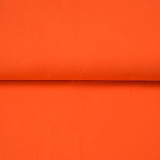  - Baumwolljersey uni orange mit 160cm Breite Meterware Stoffe nähen made EU nähen Geschenke