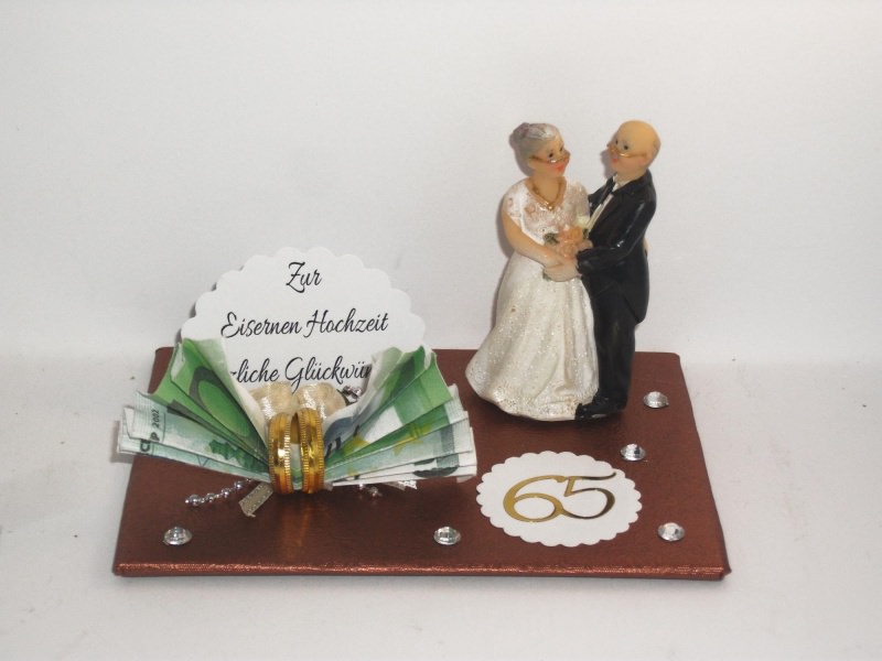  - Geldgeschenk Eiserne Hochzeit, 65, Ehejubiläum  