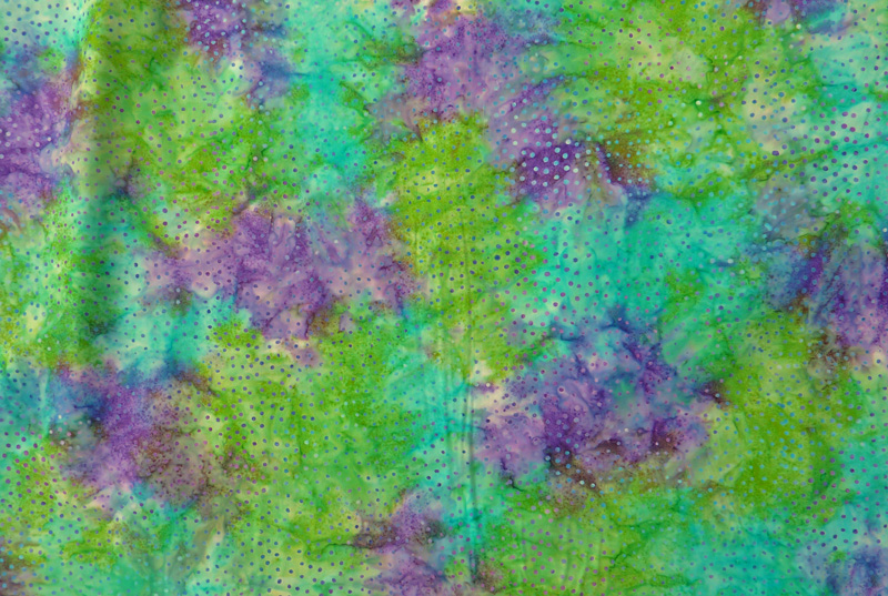  - ✂ Patchworkstoff Meterware  Eyelike Fabrics Batik bunt  türkis,  lila, grün
