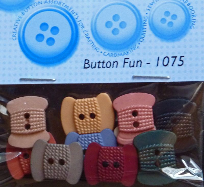  - ✂ Dress It Up Button Fun - 1075 / 10 Stück