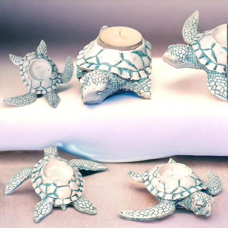  - Latexform Teelichthalter Schildkröte Mold Gießform Turtle - NicSa-Art NL000856