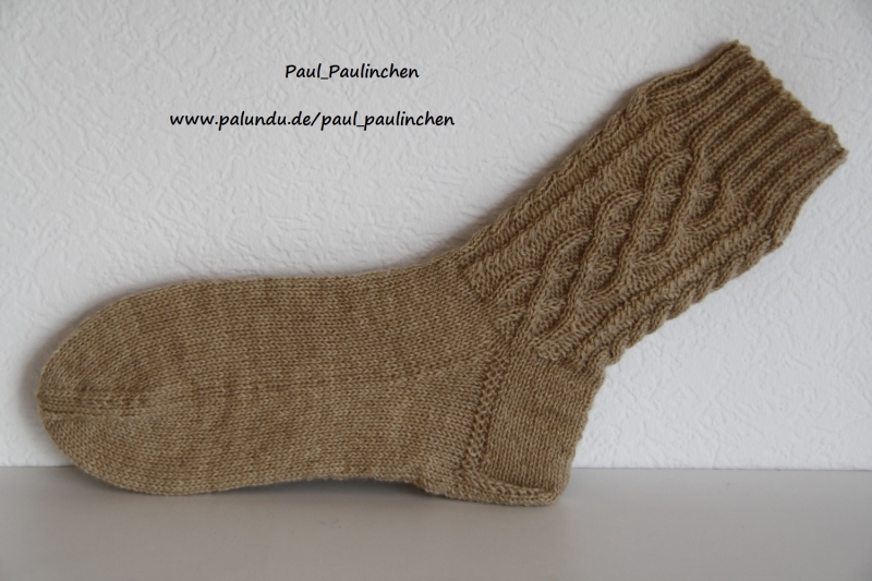 Socken handgestrickt in Trachtenoptik Größe 38/39, Art. 4135, bei Paul & Paulinchen 