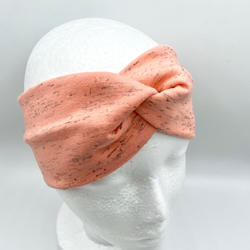  - Stirnband, KU 38 - 42 cm, Haarband , Bandeau , Boho-Stirnband, Koralle, von Mausbär