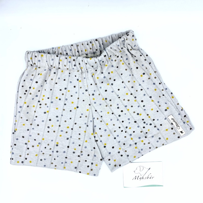  - Shorts, Größe 98 - 104,  Shortys, kurze Hose, Kinderhose, Musselin Jersey, von Mausbär   