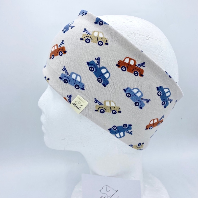  - Stirnband, KU 50 - 54  cm, Stirnband, Auto, von Mausbär 