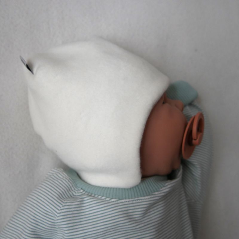  - Beanie FLEECE mit Ohrschutz  Baby Kind Mütze doppellagig von zimtbienchen verschiedene Größen 