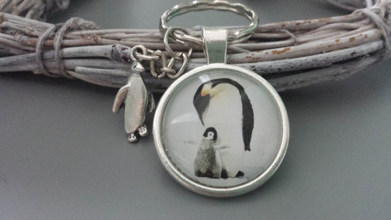  - Pinguin Schlüsselanhänger handgefertigt Accessoire Geschenk Frauen Freundin Kinder Muttertag 