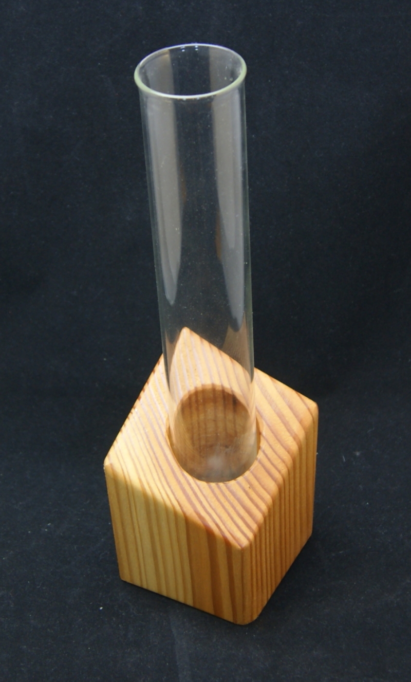  - Vase mit Lärchenholz Handarbeit gewachst 