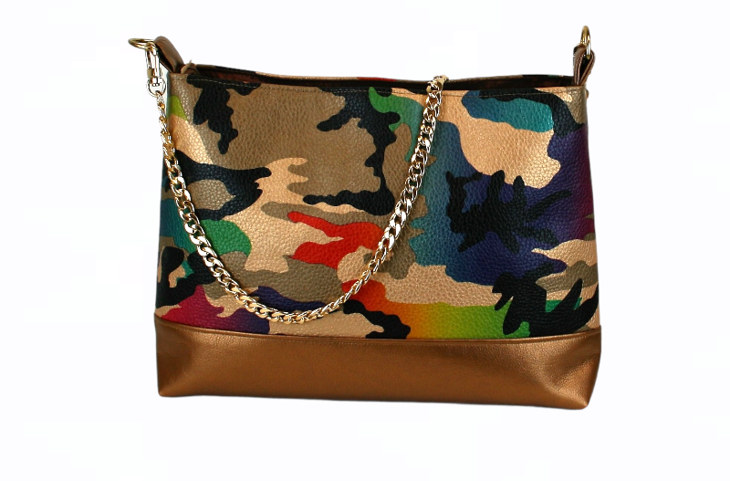  - Handtasche  ♥ CAMOUFLAGE COULEUR BRONZE ♥  Designertasche, Umhängetasche, Clubtasche, Bag