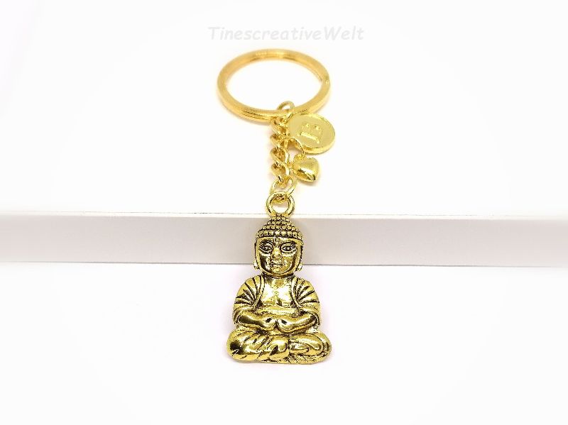  - Buddha, personalisiert, Glücksbringer, Schlüsselanhänger, Karma