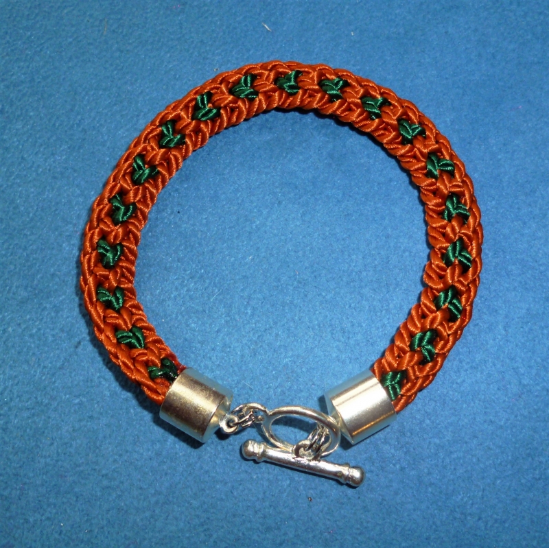  - Handgeflochtenes Armband nach der japanischen Flechtkunst Kumihimo aus Satinkordel - Geschenk für Mädchen, Frauen und Mäner - (Kopie id: 100254093)