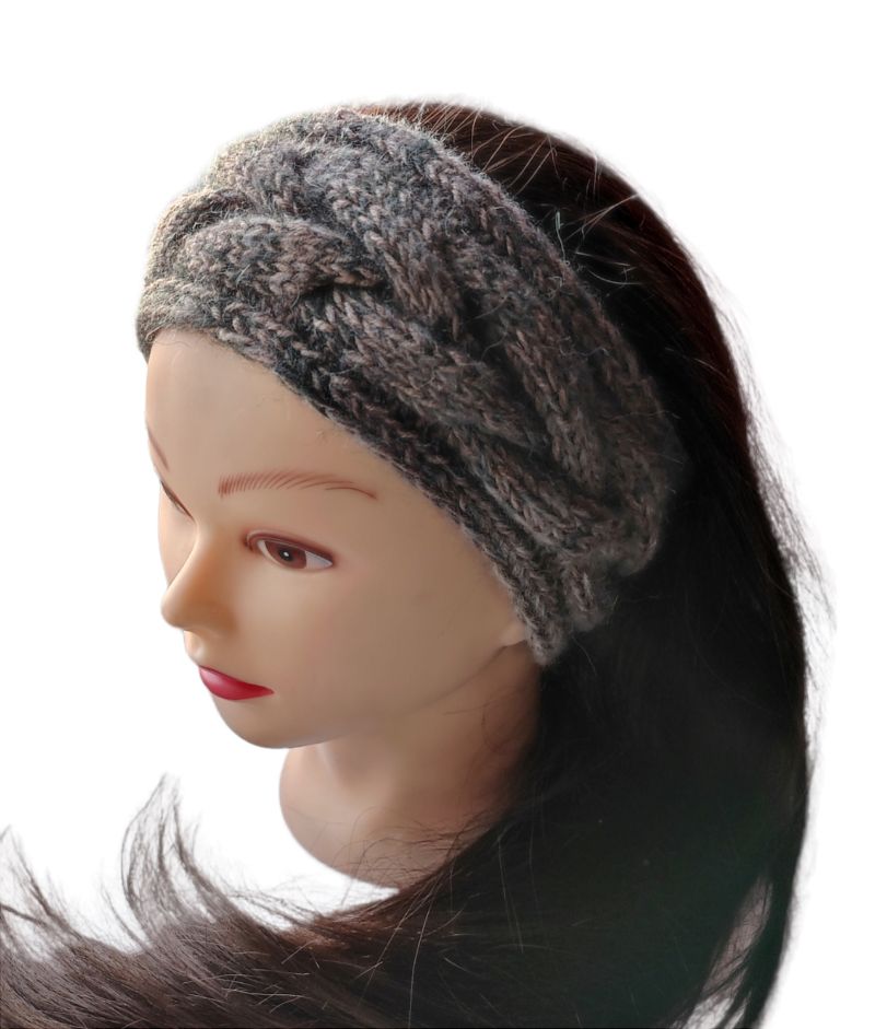  - Das warme Stirnband ist flexibel und besteht aus einer Mischung aus Acryl und Wollmaterial. 
