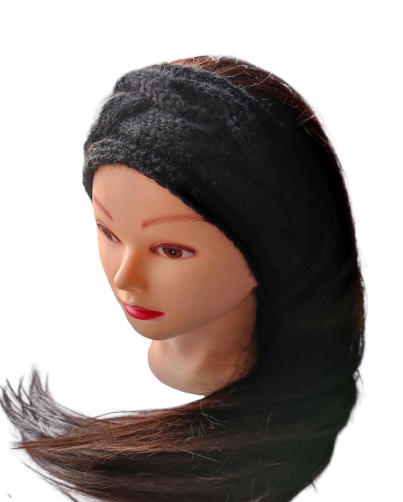  - Das warme Stirnband ist flexibel und besteht aus einer Mischung aus Acryl und Wollmaterial.