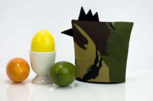 Eierwärmer GEFREITER ★ Schwarz ★ Camouflage Flecktarn ♡ auch eine tolle Dekoration ♡ nicht nur für Ostern